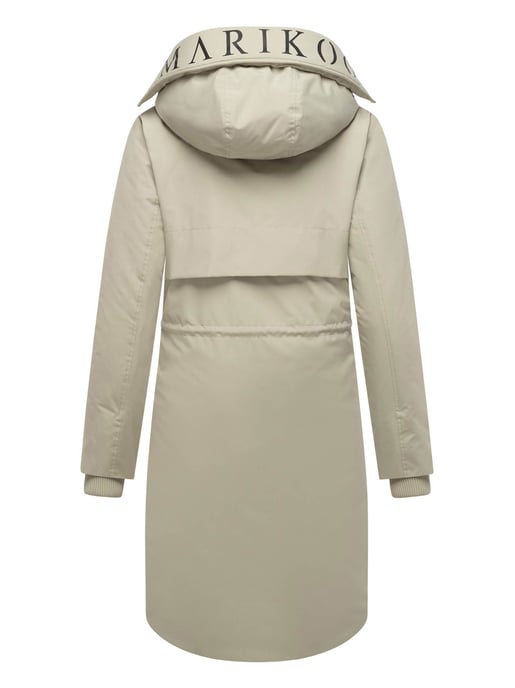 Abrigo de invierno Marikoo con capucha y cordón en la cintura – Anoukaa - Image 3