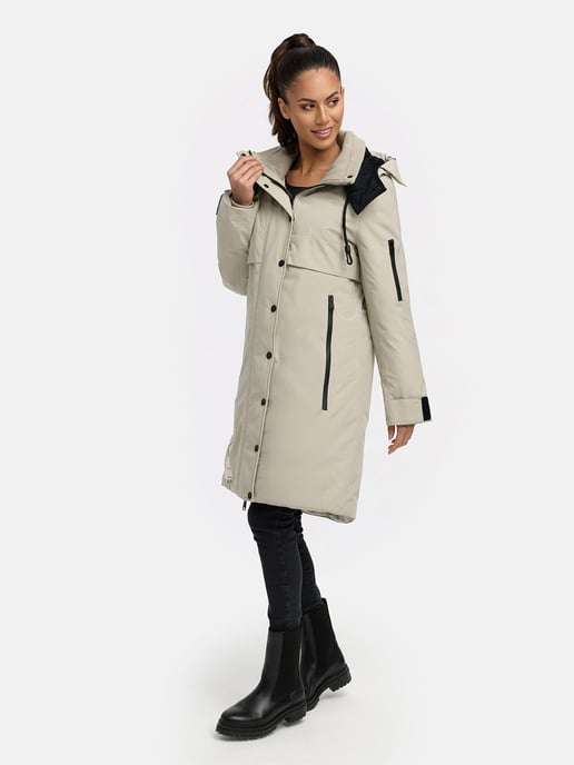Abrigo de invierno Marikoo con capucha y cordón en la cintura – Anoukaa - Image 6