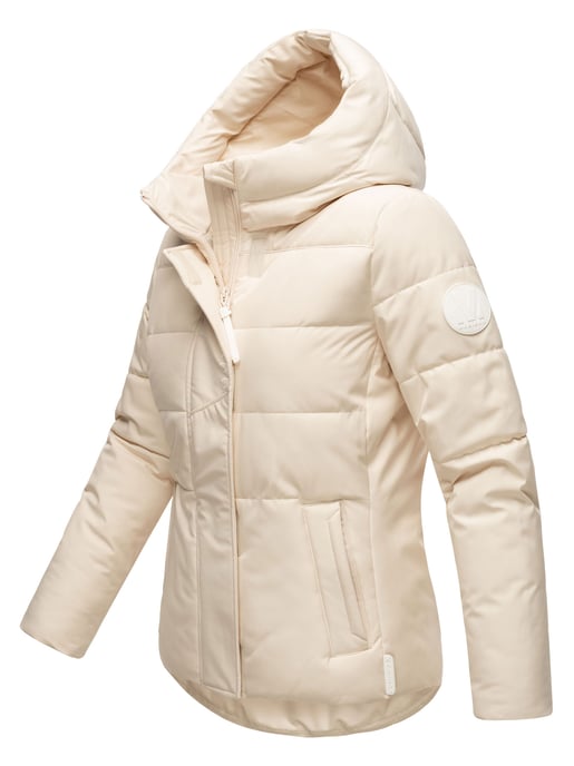 Chaqueta acolchada Marikoo con forro teddy y capucha – Elira - Image 3