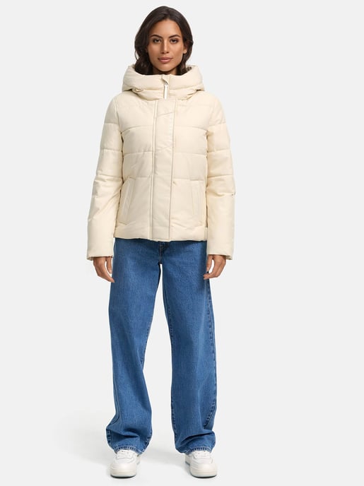 Chaqueta acolchada Marikoo con forro teddy y capucha – Elira - Image 6