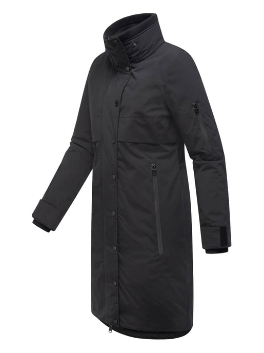 Abrigo de invierno Marikoo con capucha y cordón en la cintura – Anoukaa - Image 2