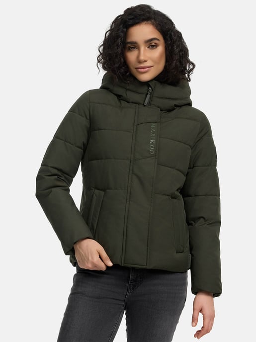 Chaqueta acolchada Marikoo con forro teddy y capucha – Elira - Image 5