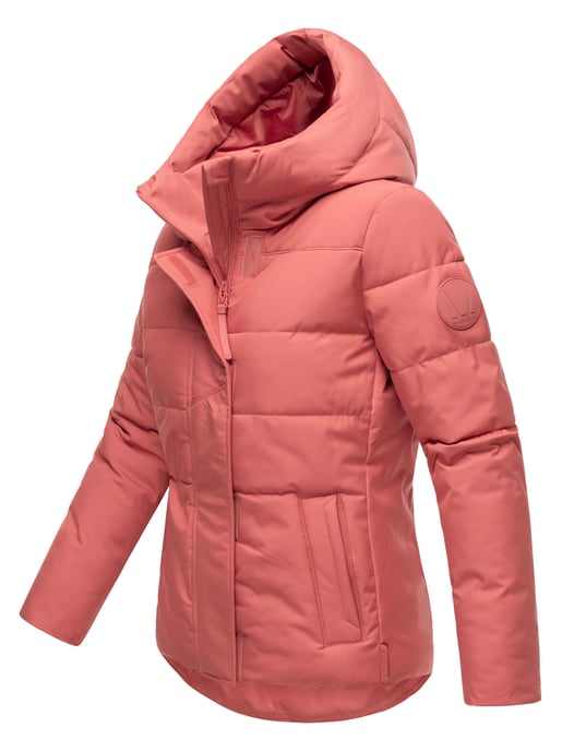 Chaqueta acolchada Marikoo con forro teddy y capucha – Elira - Image 3