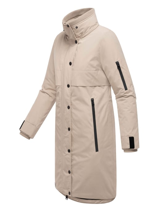 Abrigo de invierno Marikoo con capucha y cordón en la cintura – Anoukaa - Image 2