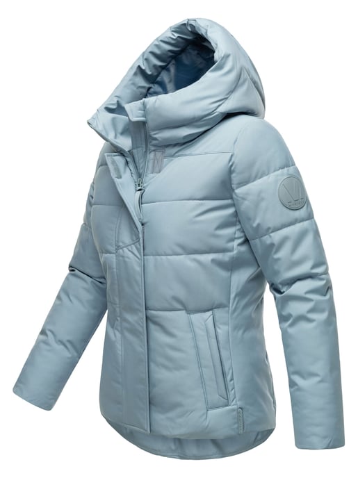 Chaqueta acolchada Marikoo con forro teddy y capucha – Elira - Image 3