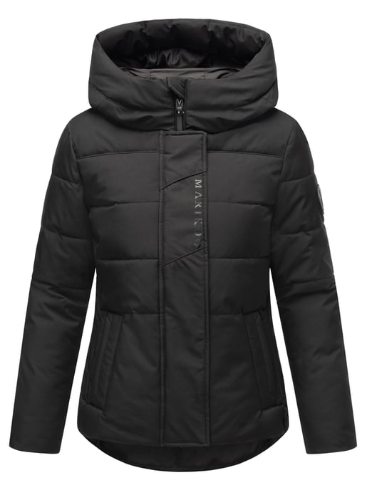 Chaqueta acolchada Marikoo con forro teddy y capucha – Elira - Image 2