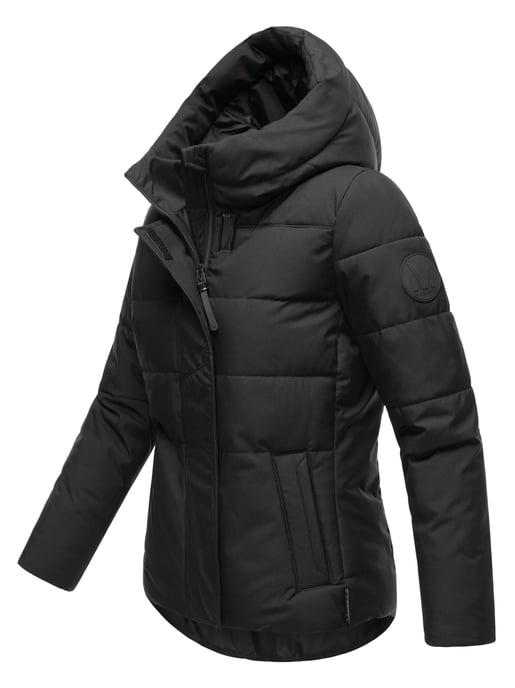 Chaqueta acolchada Marikoo con forro teddy y capucha – Elira - Image 3