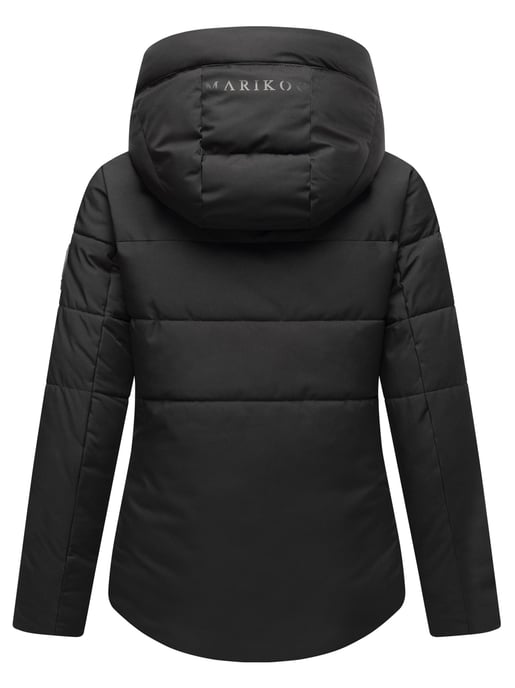 Chaqueta acolchada Marikoo con forro teddy y capucha – Elira - Image 4
