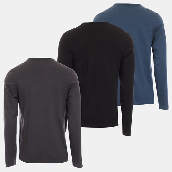 Camisetas interiores para hombre Boss Classic Pack de 3 con logo en varios colores - Image 2