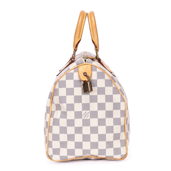Louis Vuitton Speedy 30 en White Lienzo recubierto - Image 3