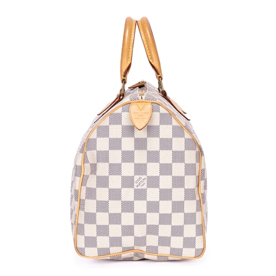 Louis Vuitton Speedy 30 en White Lienzo recubierto - Image 4