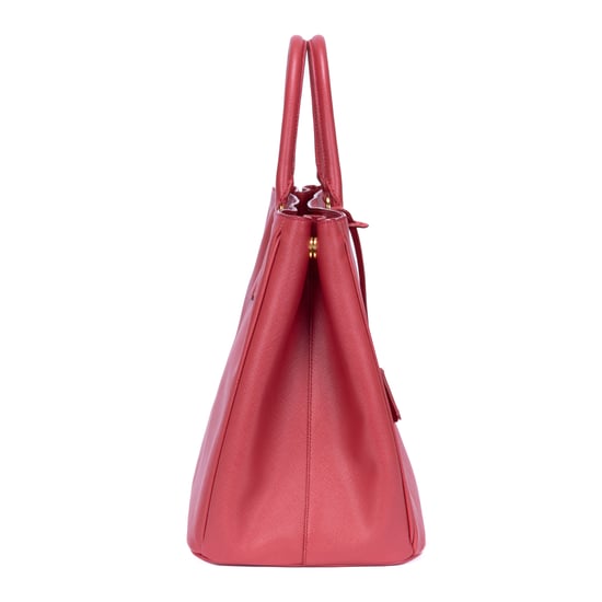 Prada Saffiano Lux Tote en Red Cuero de ternero - Image 4