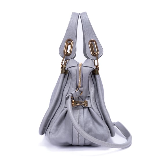 Chloe Paraty Medium en Grey Cuero de ternero - Image 3