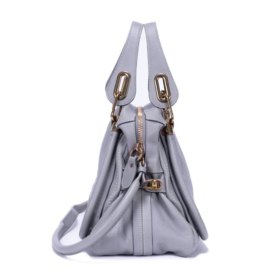Chloe Paraty Medium en Grey Cuero de ternero - Image 4