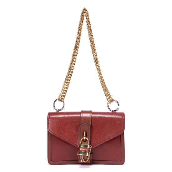 Chloe Aby Chain Mini en Brown Cuero de ternero - Image 1
