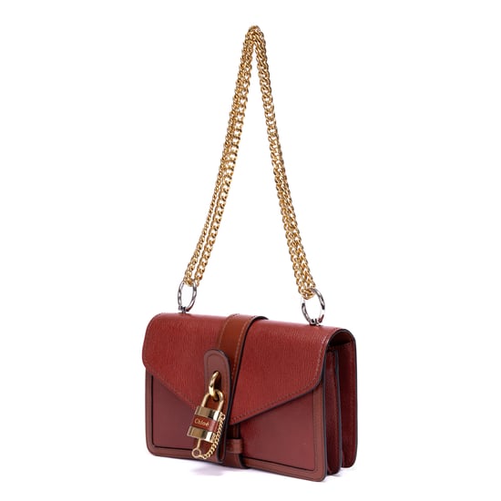 Chloe Aby Chain Mini en Brown Cuero de ternero - Image 2
