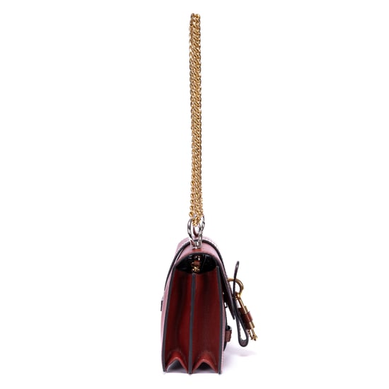 Chloe Aby Chain Mini en Brown Cuero de ternero - Image 3