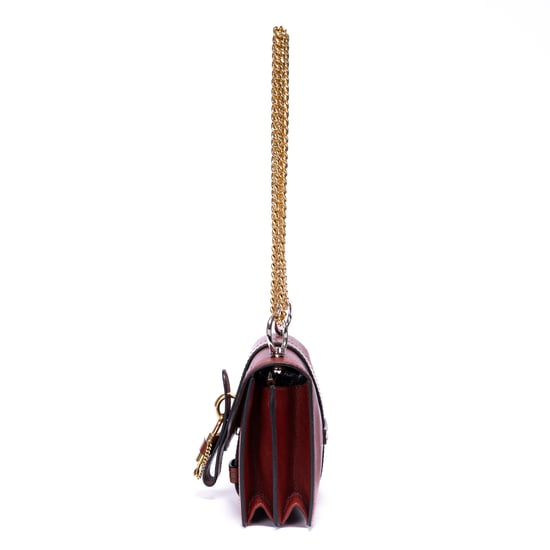 Chloe Aby Chain Mini en Brown Cuero de ternero - Image 4
