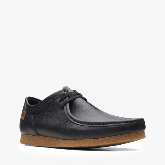 Zapatos de Cuero Negros Shacre II Run - Image 2