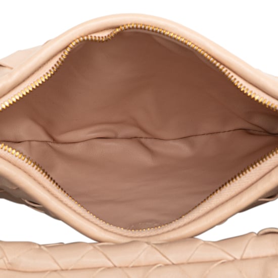 Bolso de Hombro de Cuero Tejido en Bucle - Image 5