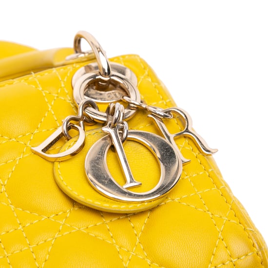 Bolso Lady Dior Mini con Asa Superior - Image 6