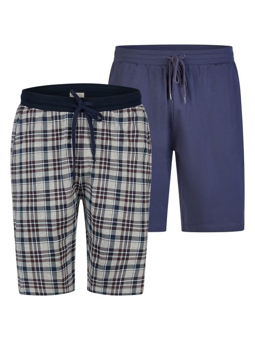 Phil & Co. Berlin Sres Pantalones cortos de pijama Clásicos acogedores 2-Pack Pantalones cortos para dormir, pantalones cortos de pijama, - Image 1