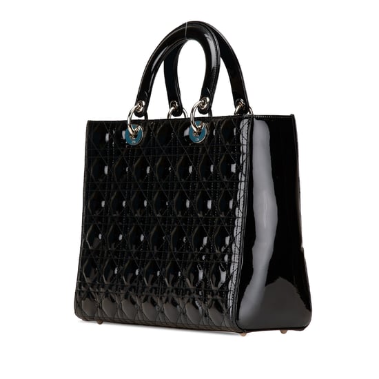 Bolso Tote Mediano Lady Dior de Charol - Image 2