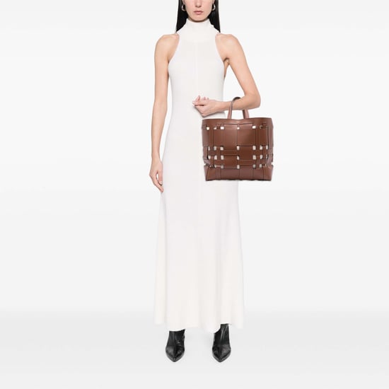 Bolso Tote de Cuero Tejido - Image 1