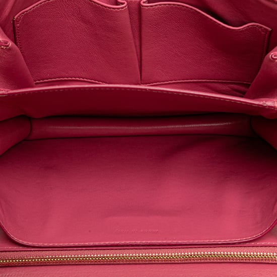 Bolso cruzado de piel rosa Celine - Image 4