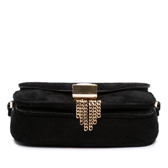 Bolso de ante tipo bandolera con borlas - Image 3