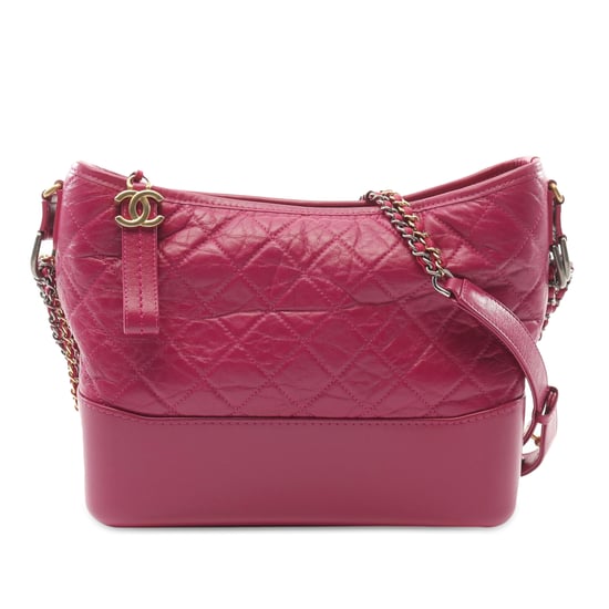 Bolso Hobo de Cuero Acolchado - Image 1