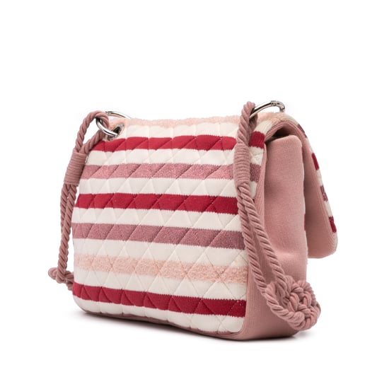 Bolso Mensajero Acolchado Rayado - Image 2