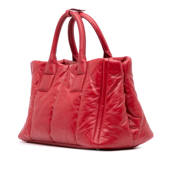 Bolso Tote de Piel Acolchada con Diseño Estructurado - Image 2