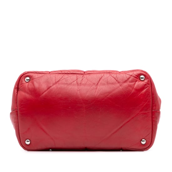 Bolso Tote de Piel Acolchada con Diseño Estructurado - Image 3