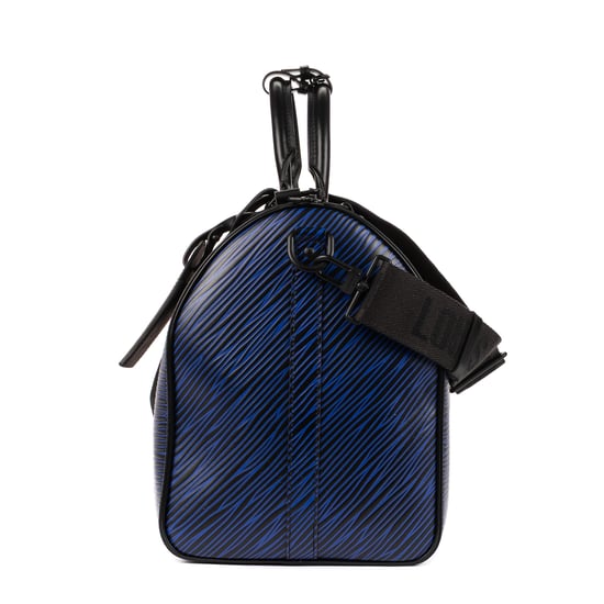 Louis Vuitton Limited Edition Keepall Electric Sun Gradient 50 en Azul/Morado/Naranja/Negro Cuero de ternero - Image 3