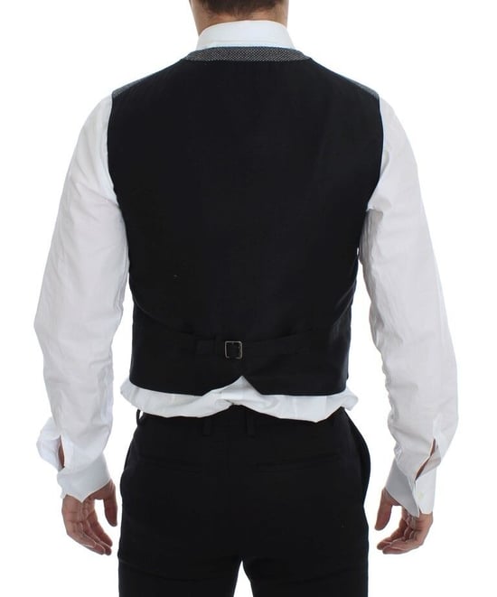 Chaleco de Lana Gris Ajuste Clásico - Image 4