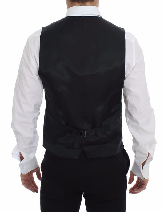Chaleco a Rayas Finas Estilo Formal - Image 3