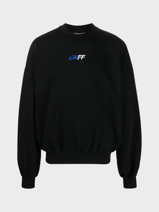 Off-White Sudadera negra de corte boxy Exact Opposite - Image 2