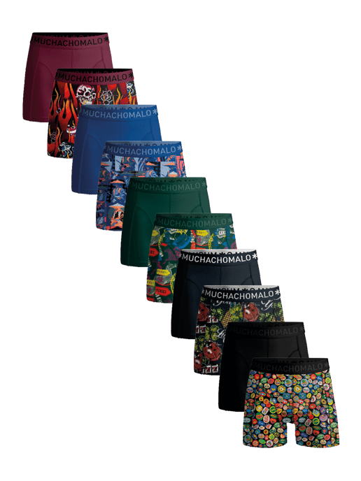 Muchachomalo Bóxers para Hombre - Pack de 10 - Ropa Interior para Hombres - Image 1