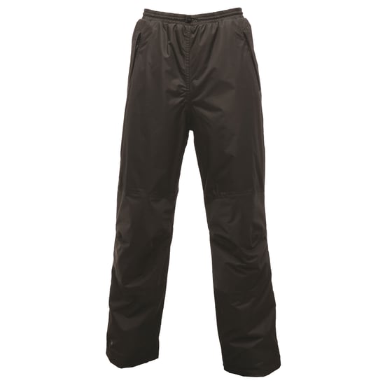 Regatta Mens Linton Overtrousers (Waterproof, Windproof and Breathable) (Black) - Image 1