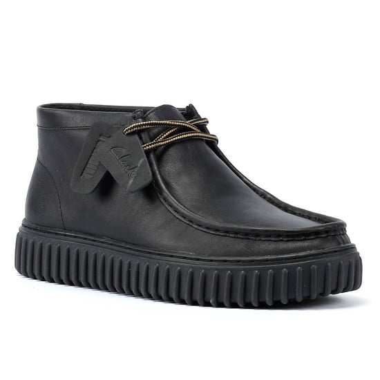 Clarks Originals Torhill Hi Leather Men's Black Boots - Image 2