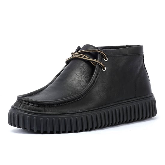 Clarks Originals Torhill Hi Leather Men's Black Boots - Image 3