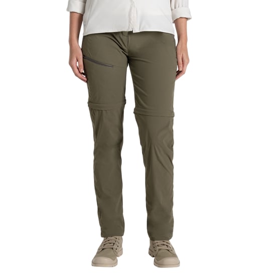 Craghoppers Womens/Ladies Pro III Nosilife Convertible Trousers (Wild Olive) - Image 1