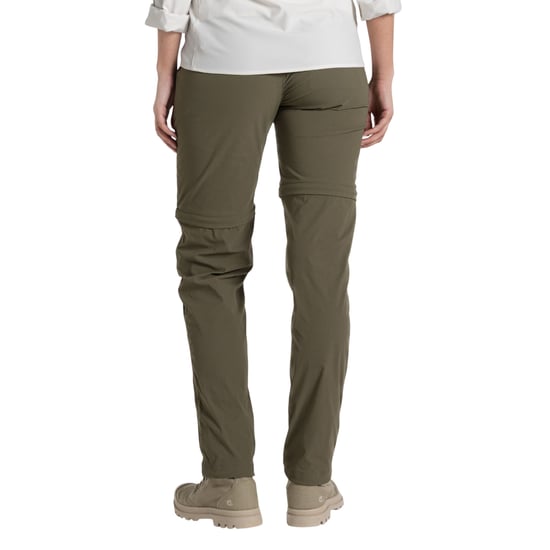 Craghoppers Womens/Ladies Pro III Nosilife Convertible Trousers (Wild Olive) - Image 2