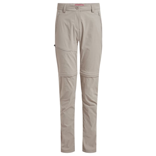 Craghoppers Womens/Ladies Pro III Nosilife Convertible Trousers (Soft Mushroom) - Image 1