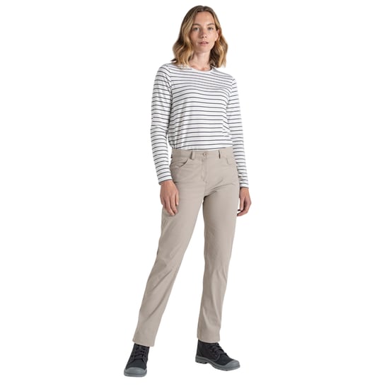 Craghoppers Womens/Ladies Milla Nosilife Hiking Trousers (Soft Mushroom) - Image 2