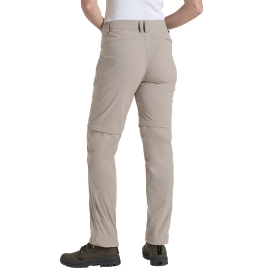 Craghoppers Womens/Ladies Pro III Nosilife Convertible Trousers (Soft Mushroom) - Image 2