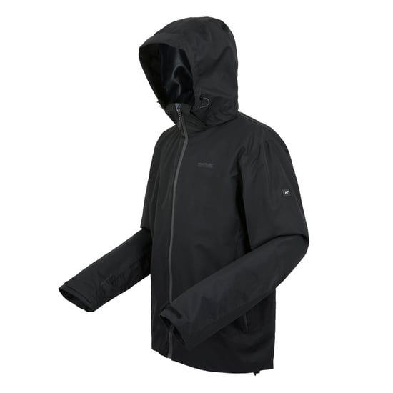 Regatta Mens Oakhowe Waterproof Jacket (Black) - Image 3