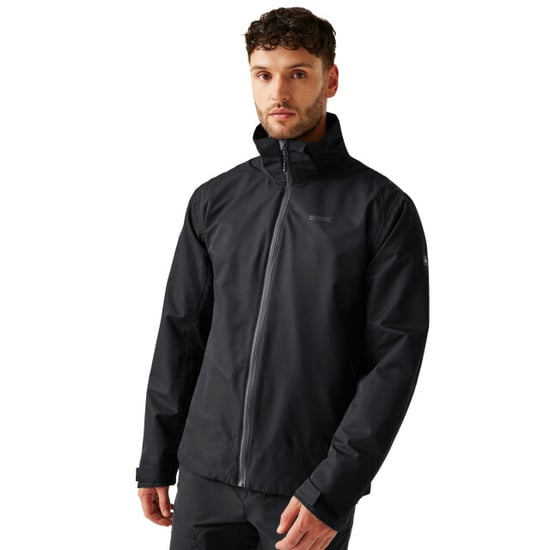 Regatta Mens Oakhowe Waterproof Jacket (Black) - Image 4
