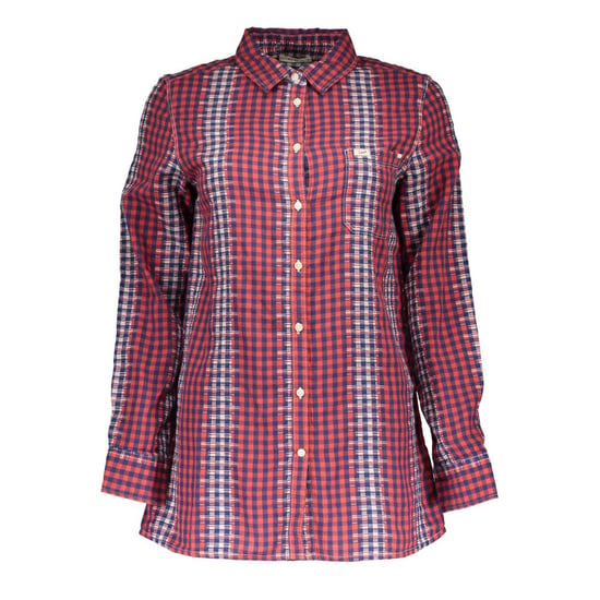 Camisa de manga larga de cuadros con ajuste relajado - Image 1